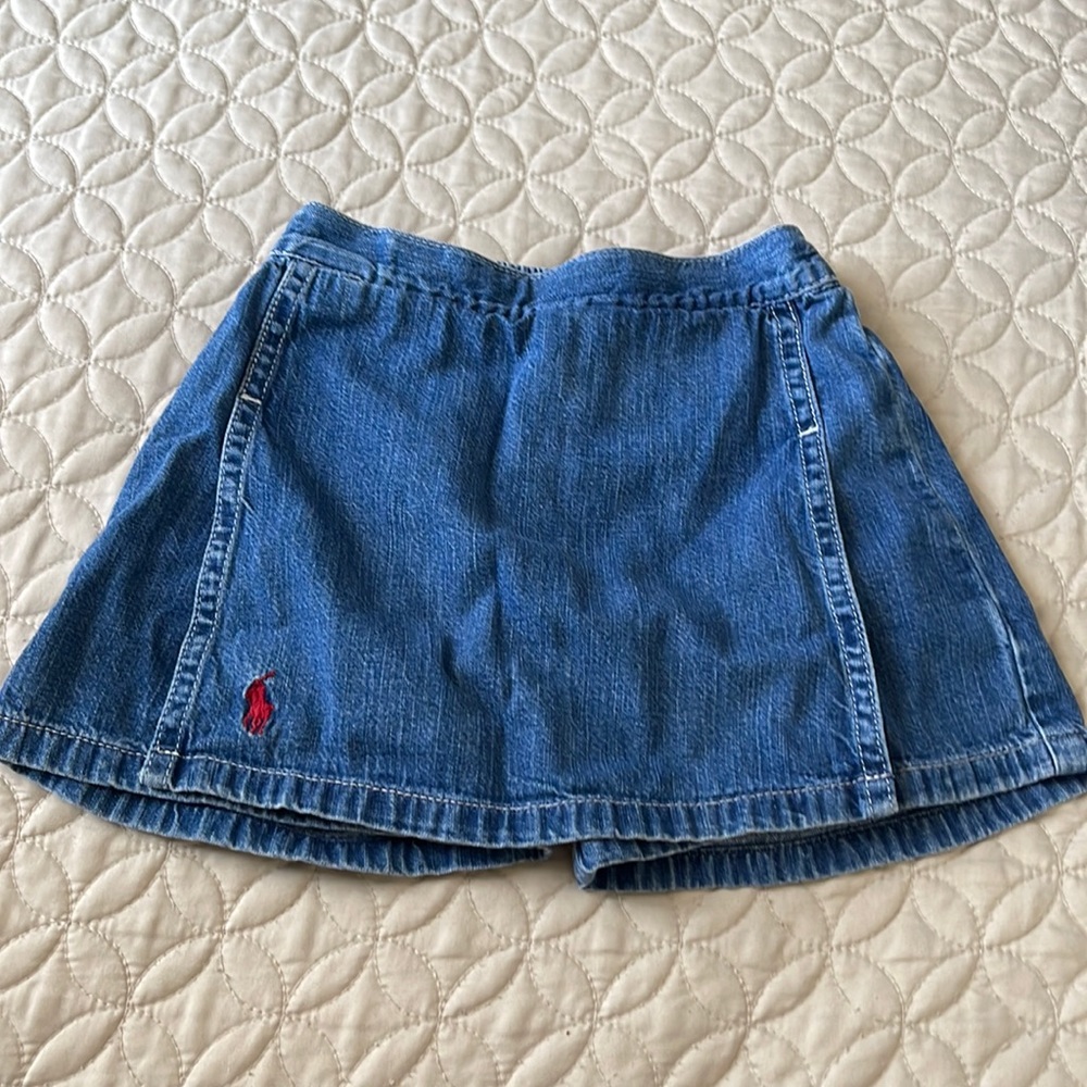 Vintage Ralph Lauren denim skort